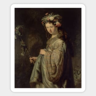 Flora by Rembrandt Magnet